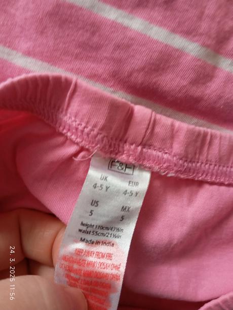 2 x pyžamo, f&f,110