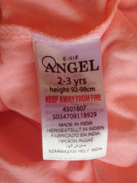 2 ks tričiek ružové a sivé na 2-3 roky, angel, evie angel,92