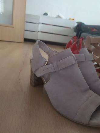 Sandálky kožené, lasocki,37