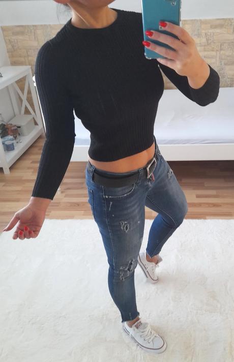 Crop sveter terranova, terranova,s