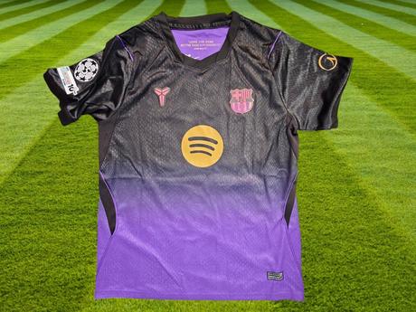Yamal fc barcelona 26/27 black-gold liga majstrov, nike,110 - 164