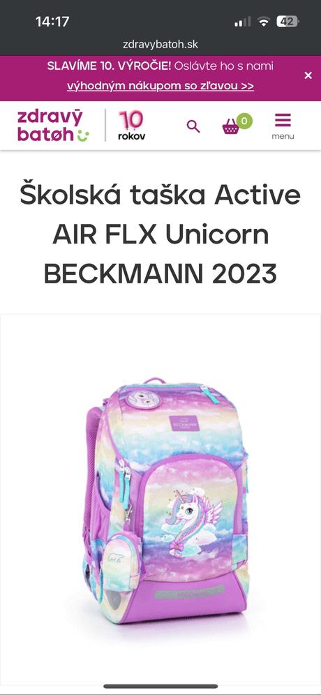Školská taška beckmann,