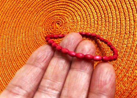 Etno drevený náramok, 