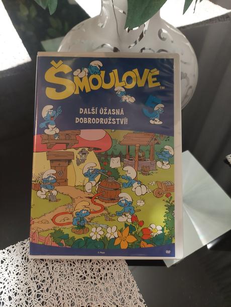 Dvd šmolkovia 3 ks,