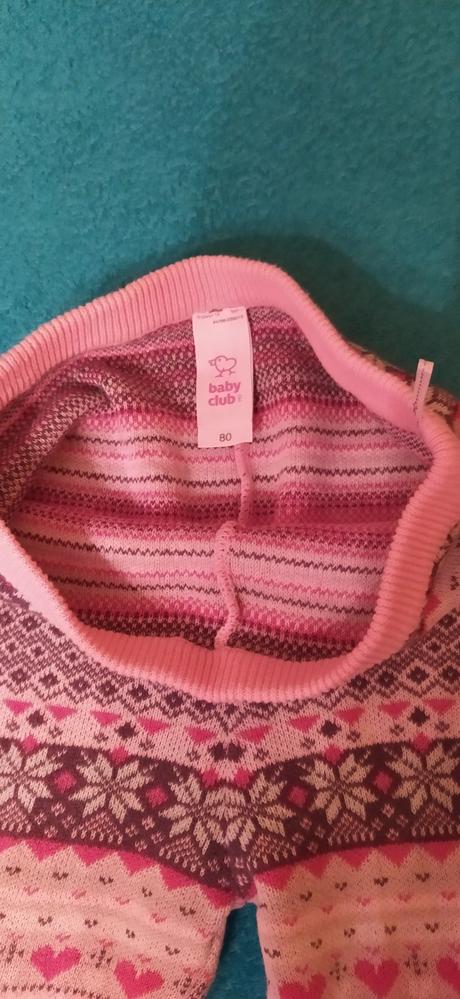 Pletené legínky, c&a,80