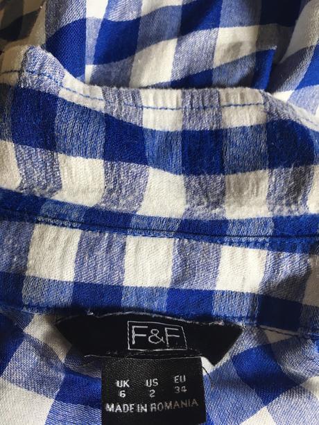 Dámska káro košeľa, 36, f&f,36
