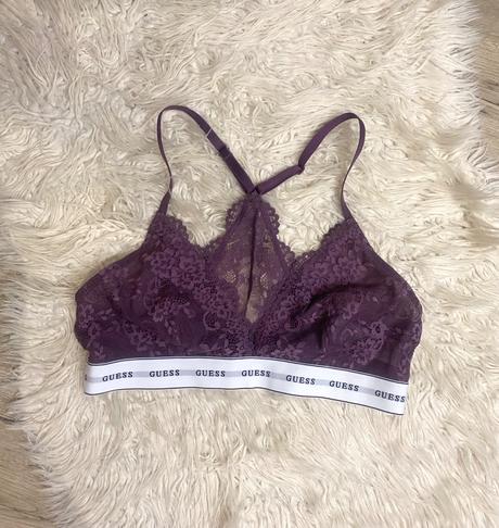 Guess čipkovaná podprsenka, guess,l