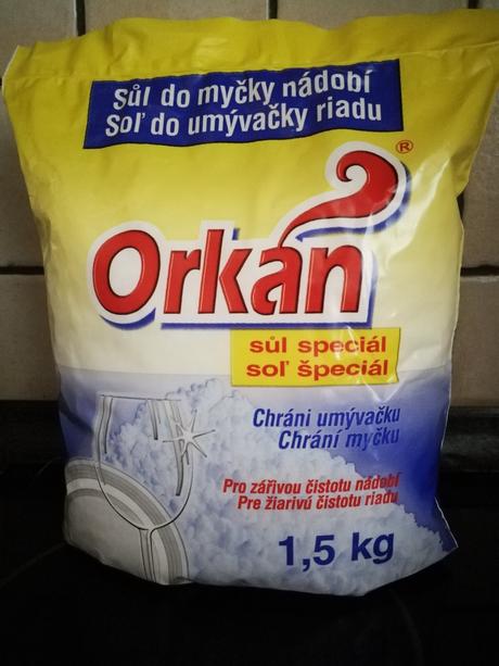 Orkán soľ špeciál do umývačky riadku, 