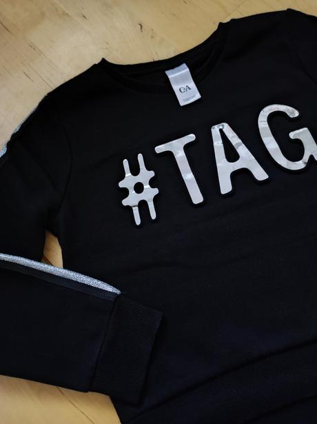 Mikina s 3d nápisom., c&a,122