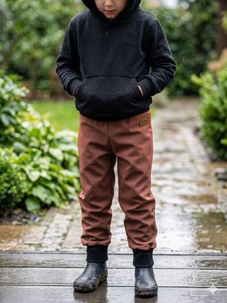 Jarne softshellove nohavice bez zateplenia, 92 - 140