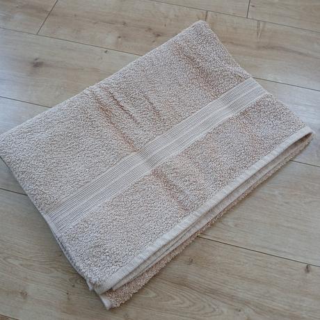 Béžová bavlnená osuška 100x150 cm, 