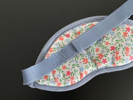 Nastaviteľná maska na oči na spanie kvetinová, 