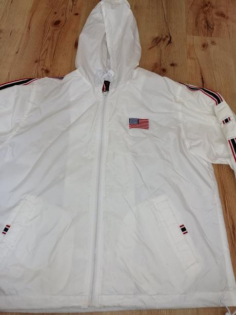 Biela prechodná bunda, l