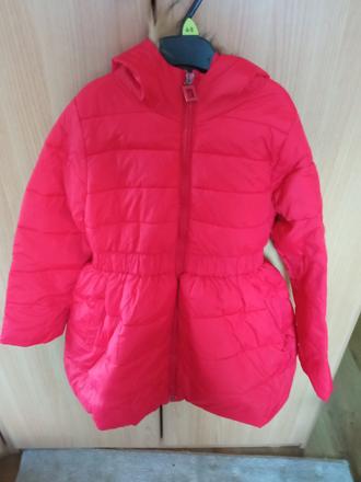 Predĺžená paperova bunda s kožušinkou, 128