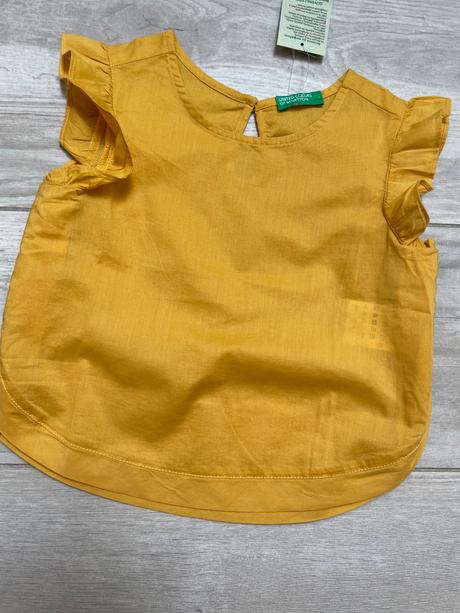 Okrová blúzka benetton, benetton,92