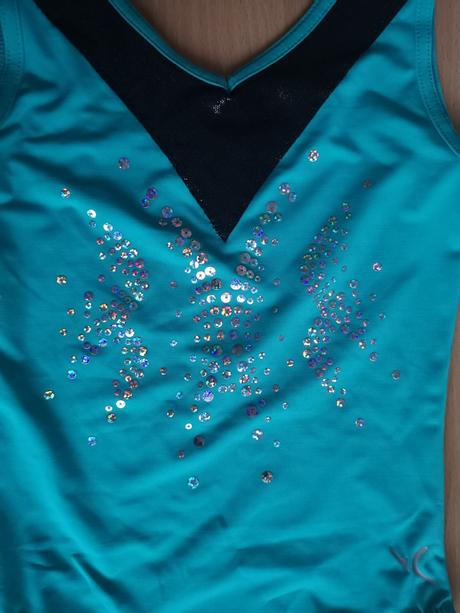 Body na gymnastiku veľ. cca 116/122, 122