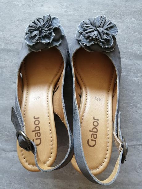 Sandálky gabor v 37,5, vd 23,5 cm, opätok 7,5 cm, gabor,37