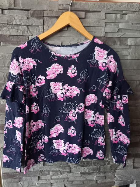Tričko s volánikmi, lupilu,164
