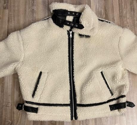 Krásna zimná kožušinová bunda, f&f,xl