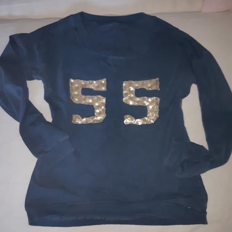 Modra mikina na narodeniny  55 z 3,90na2,00e, l