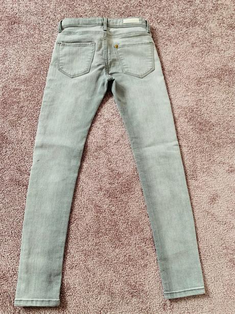Sivé rifle denim, h&m,134