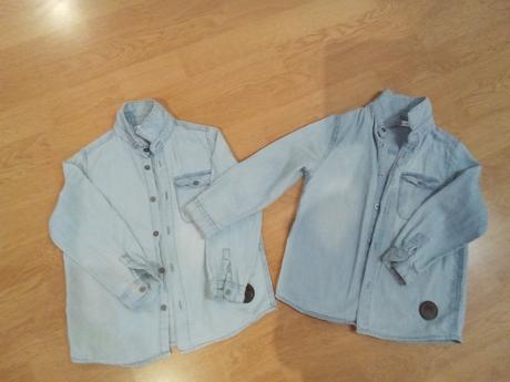 Riflové košele pre dvojičky, 98