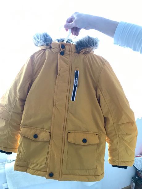 Zimná detská bunda kvalitná, 122