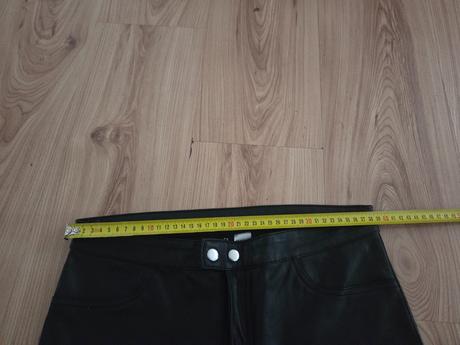 Kožené nohavice, h&m,40