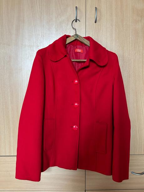 Červený kabát f&f, f&f,36