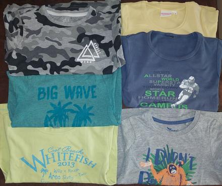 Tricka 6 ks kratky rukav, lupilu,122