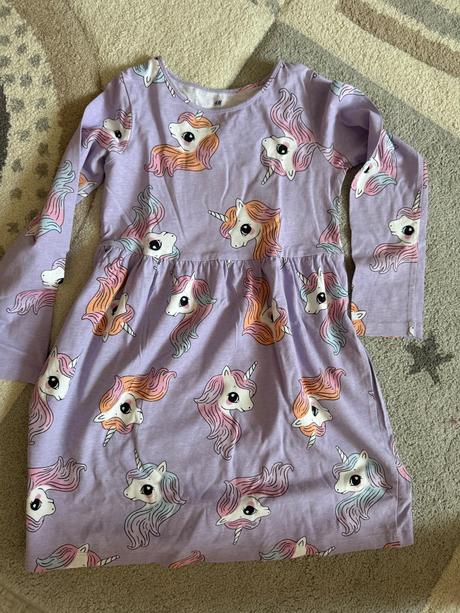Raz oblečené letné šaty 122/128, h&m,122