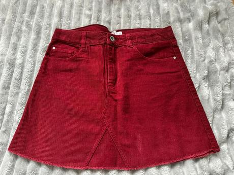 Nádherná menčestrová sukňa zara, zara,164