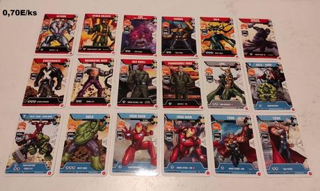 Kartičky mission arena iba vybalené, 