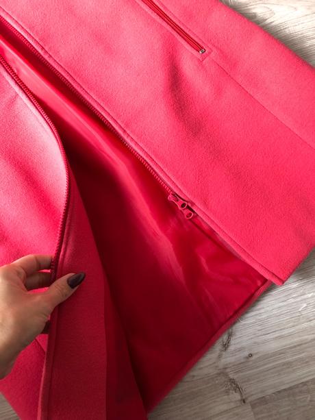 Dámsky kabát na zips, 38