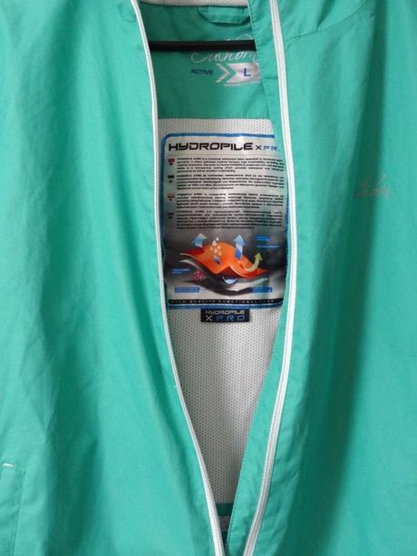 Športová turistická bunda vetrovka, l