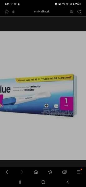 Čo znamená tenká čiarka po hodine na teste Clear Blue?