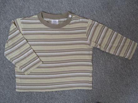 Nátelník - tričko s dlhým rukávom , tesco,74