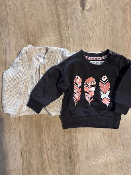 Mikinka a svetrik, h&m,56