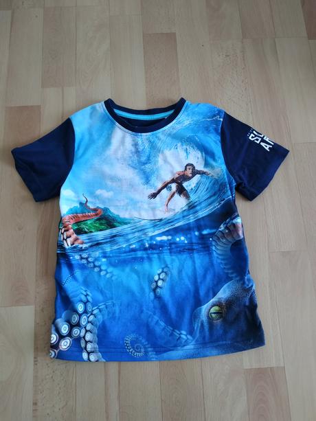 Krásne chlapčenské bavlnené tričko veľ. 110/116, palomino,110