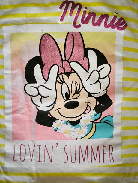 Šaty minnie 122/128, h&m,122