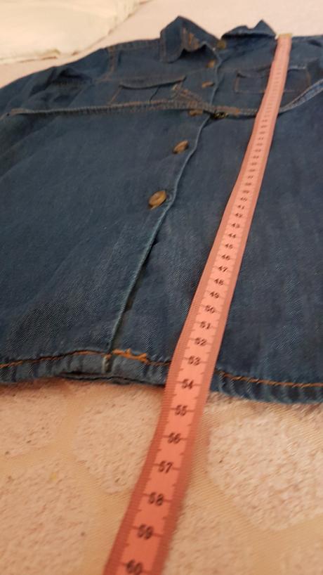 Dievčenské šaty vs predĺžená rifľová košela veľ.11, denim co,110