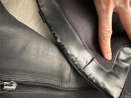 Damske kozene cizmy ecco, ecco,37