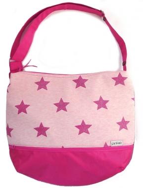 Pinkie taška stredná stars/pink, pinkie