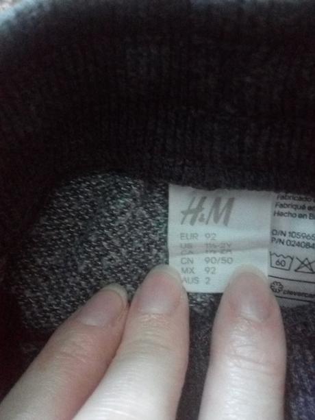 Tepláčiky, h&m,86