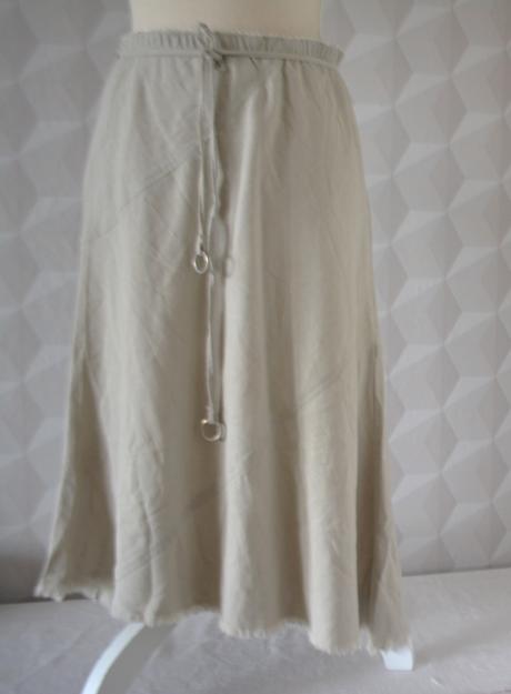 Ľanová asymetrická sukňa freesky, veľ. l/xl, xl