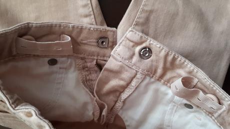 Ružové rifle so zlatým leskom zn. gap, gap,110