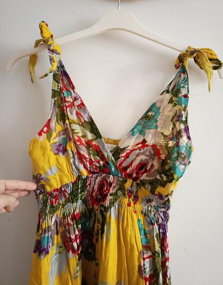 Žlté dlhé šaty amisu, amisu,m