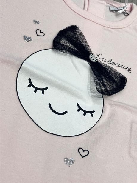 Dievčenské tričko s mašličkou overkids (68-74), 68 / 74