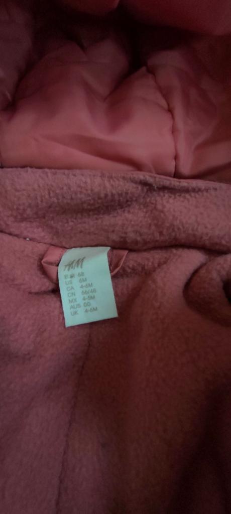 Zimná kombinéza, h&m,68