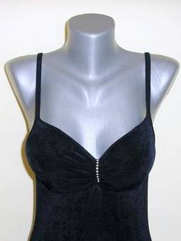 Tmavomodré šaty, s